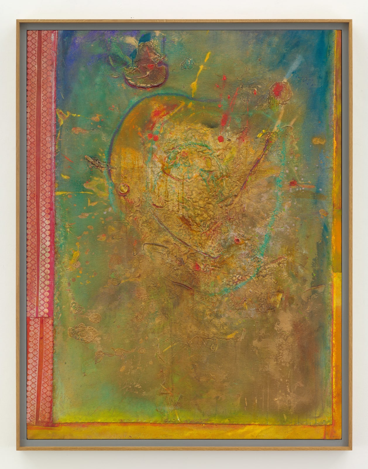 Frank Bowling, Tracey’s Bouquet (At Swim Two Birds), 2011
