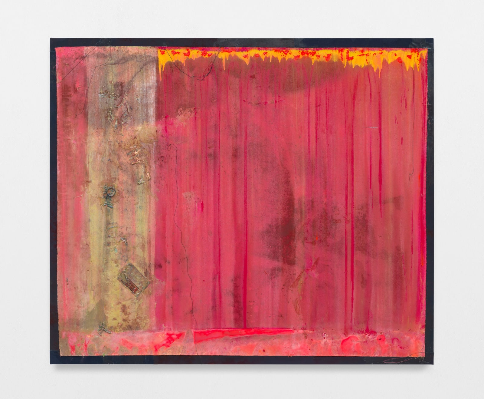Frank Bowling, Pallings, 2024