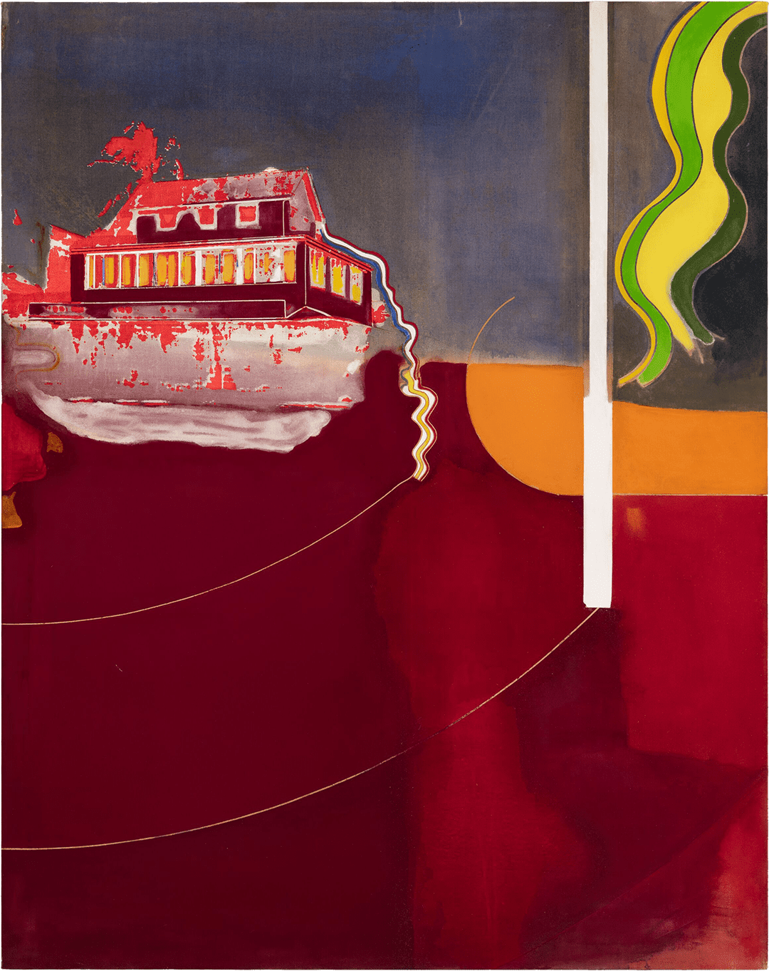 Frank Bowling, Mother's House and Night Storm, 1967