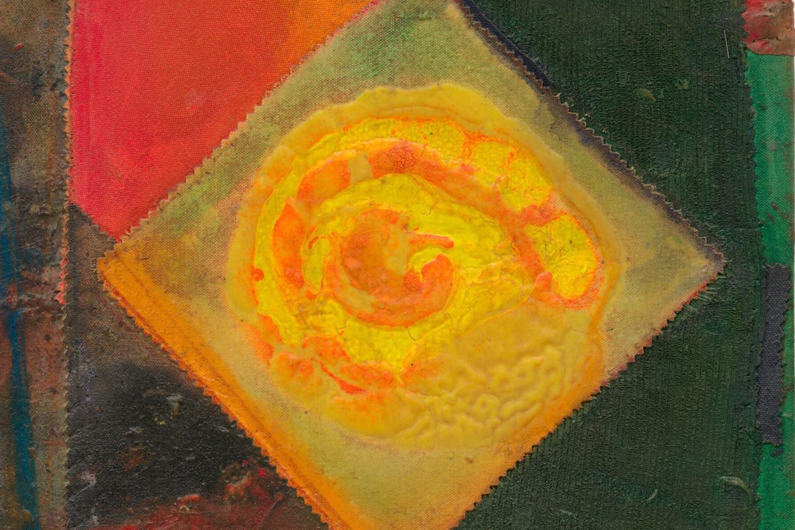 Frank Bowling, Back to Snail, 2000