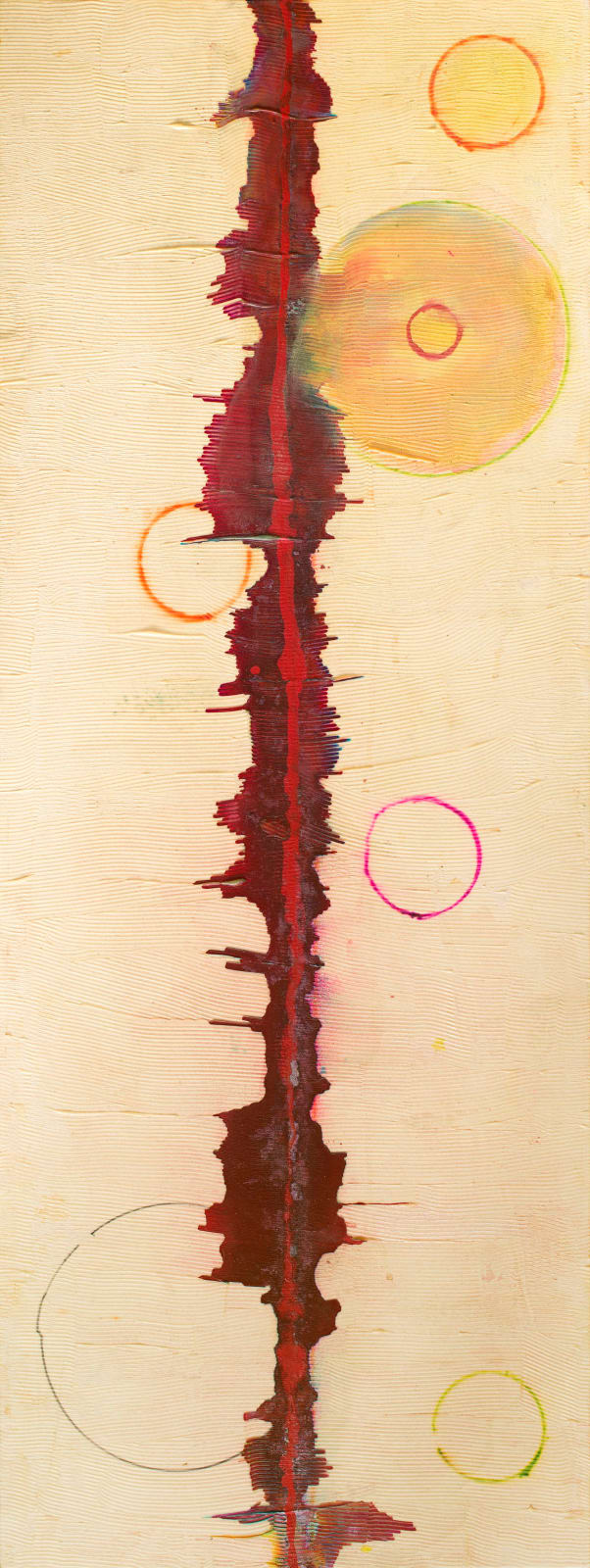 Frank Bowling, Winedark, 2009
