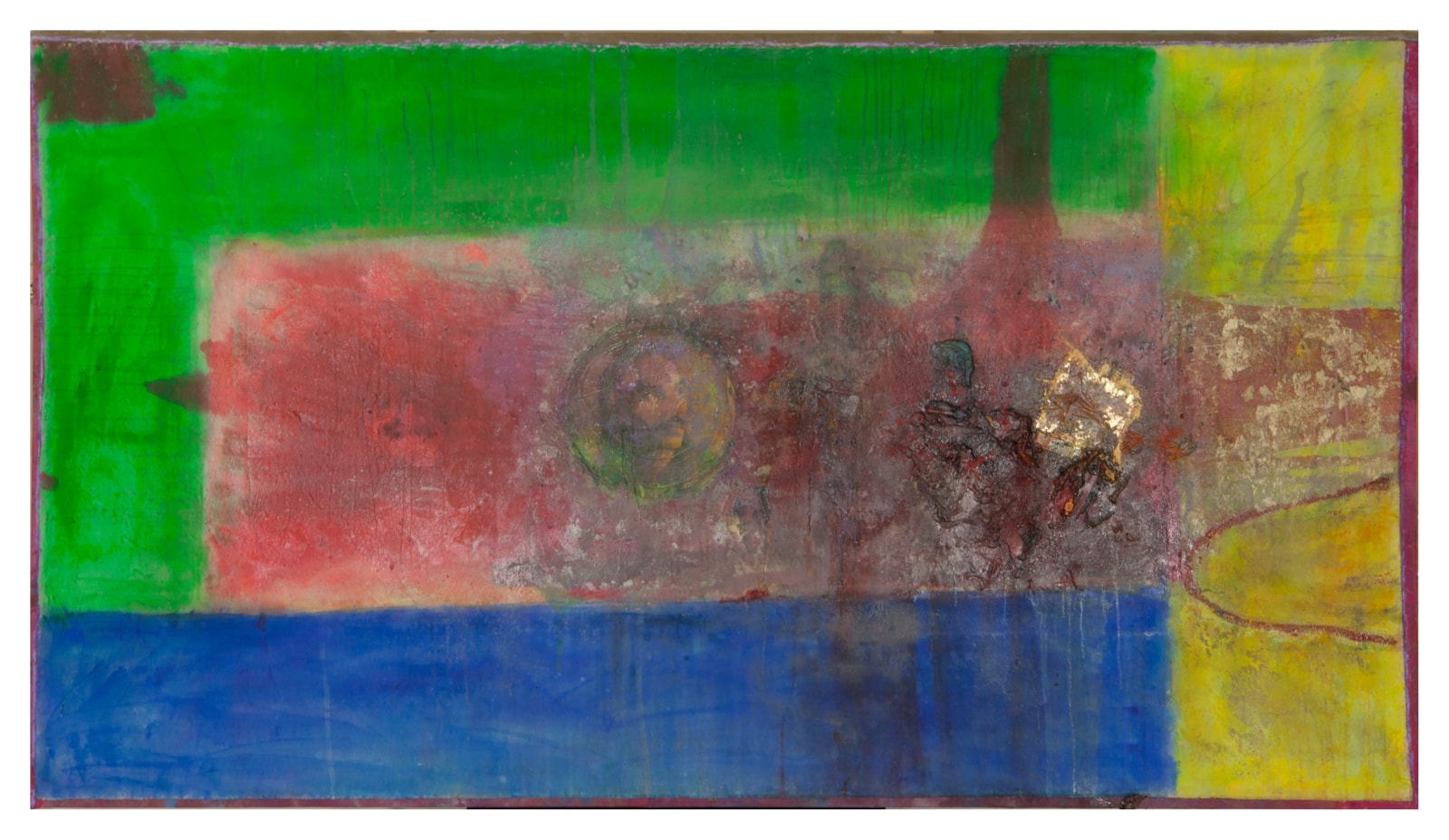 Frank Bowling, SSS, 2019