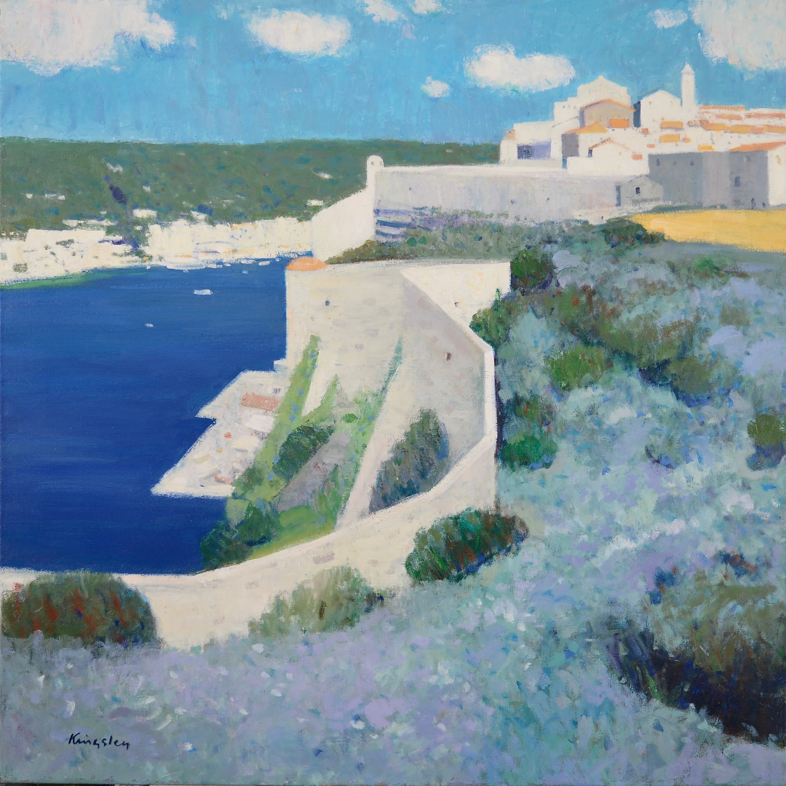 John Kingsley, RSW PAI, Bonifacio, Corsica