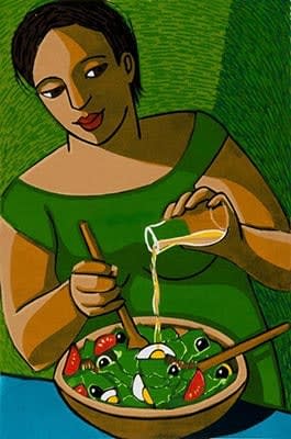 Anita Klein, The Salad, 2025