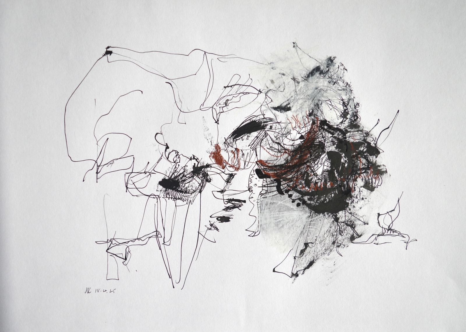 John Kingsley, RSW PAI, Untitled Drawing 2