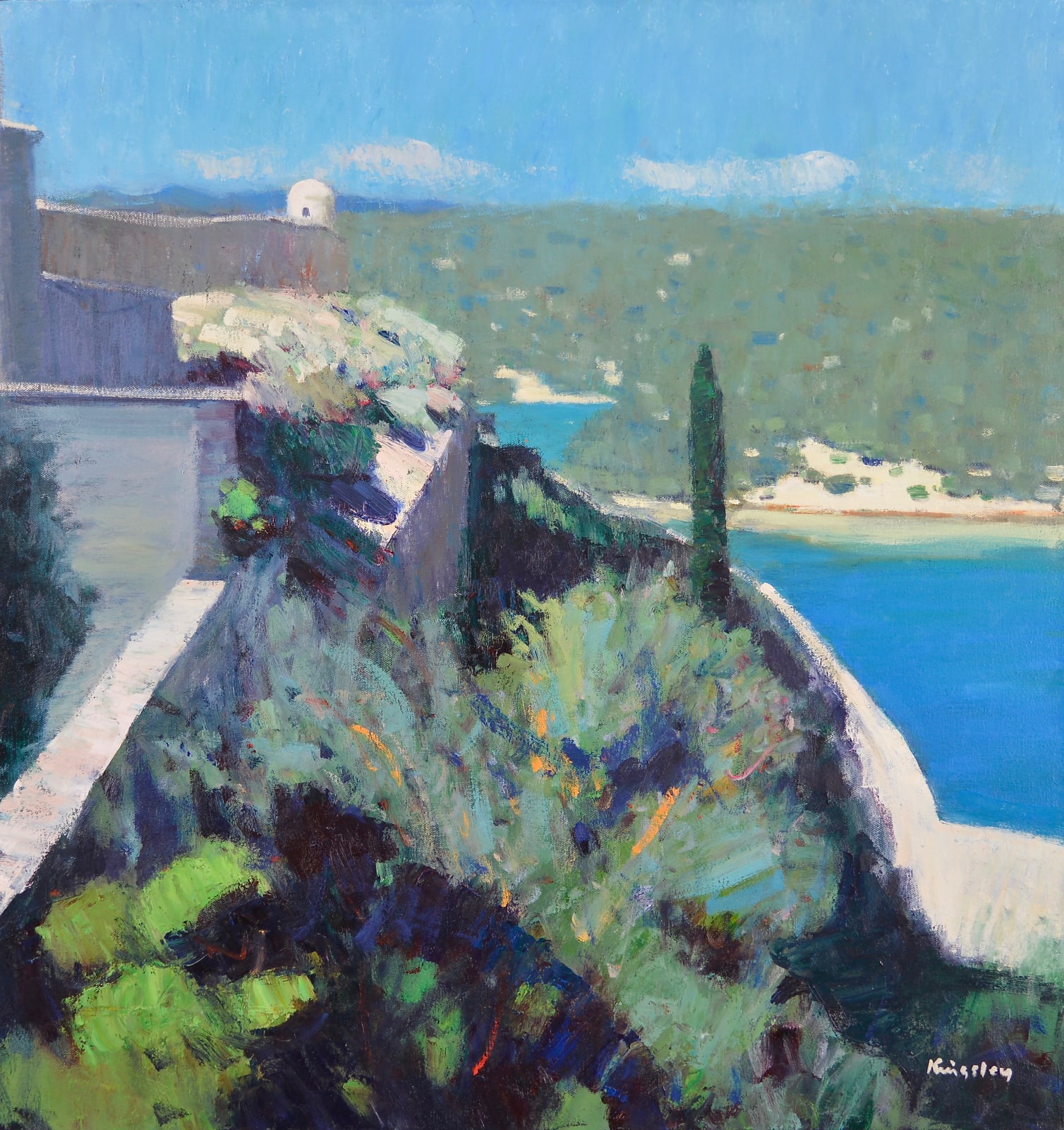 John Kingsley, RSW PAI, Castle Gardens, Bonifacio