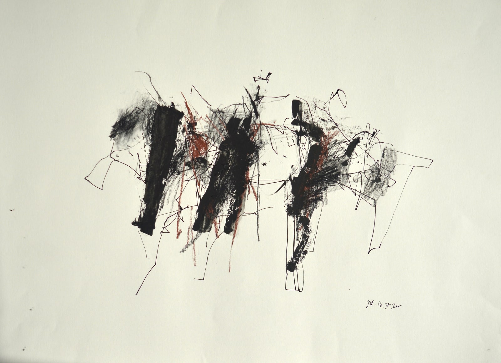 John Kingsley, RSW PAI, Untitled Drawing 5