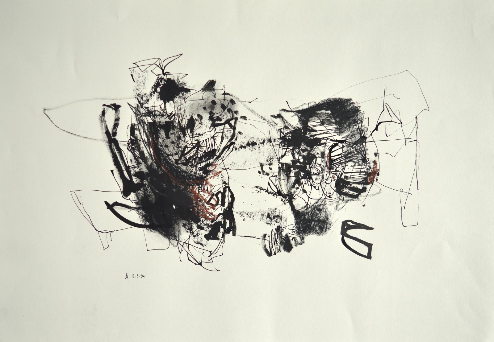 John Kingsley, RSW PAI, Untitled Drawing 6