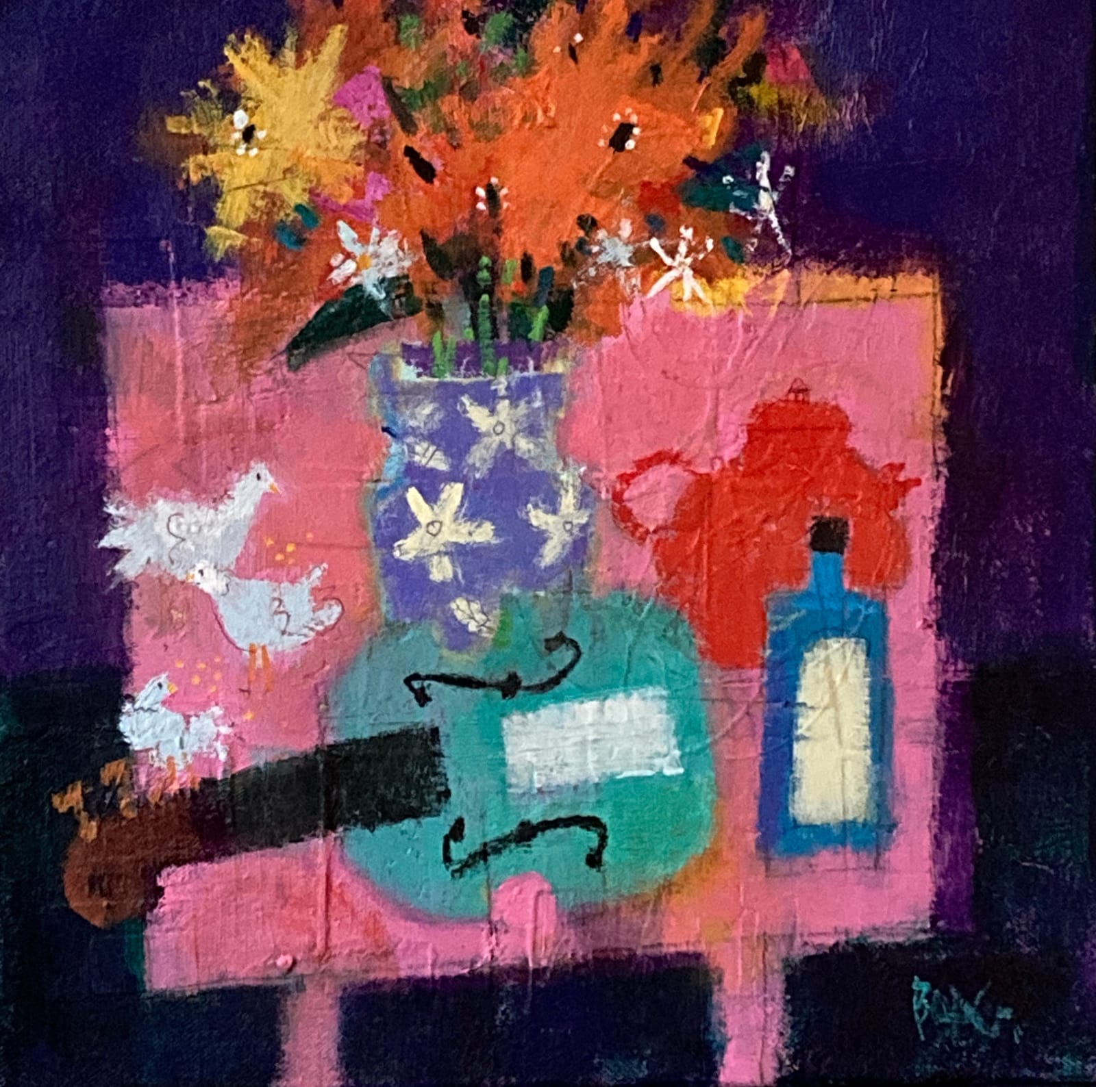 Francis Boag, 3 Doves and Violin