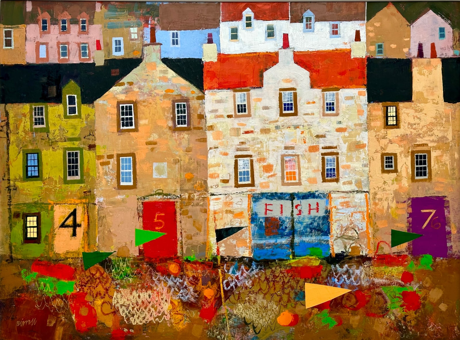 George Birrell, Lace Curtains (The Fish Shop)