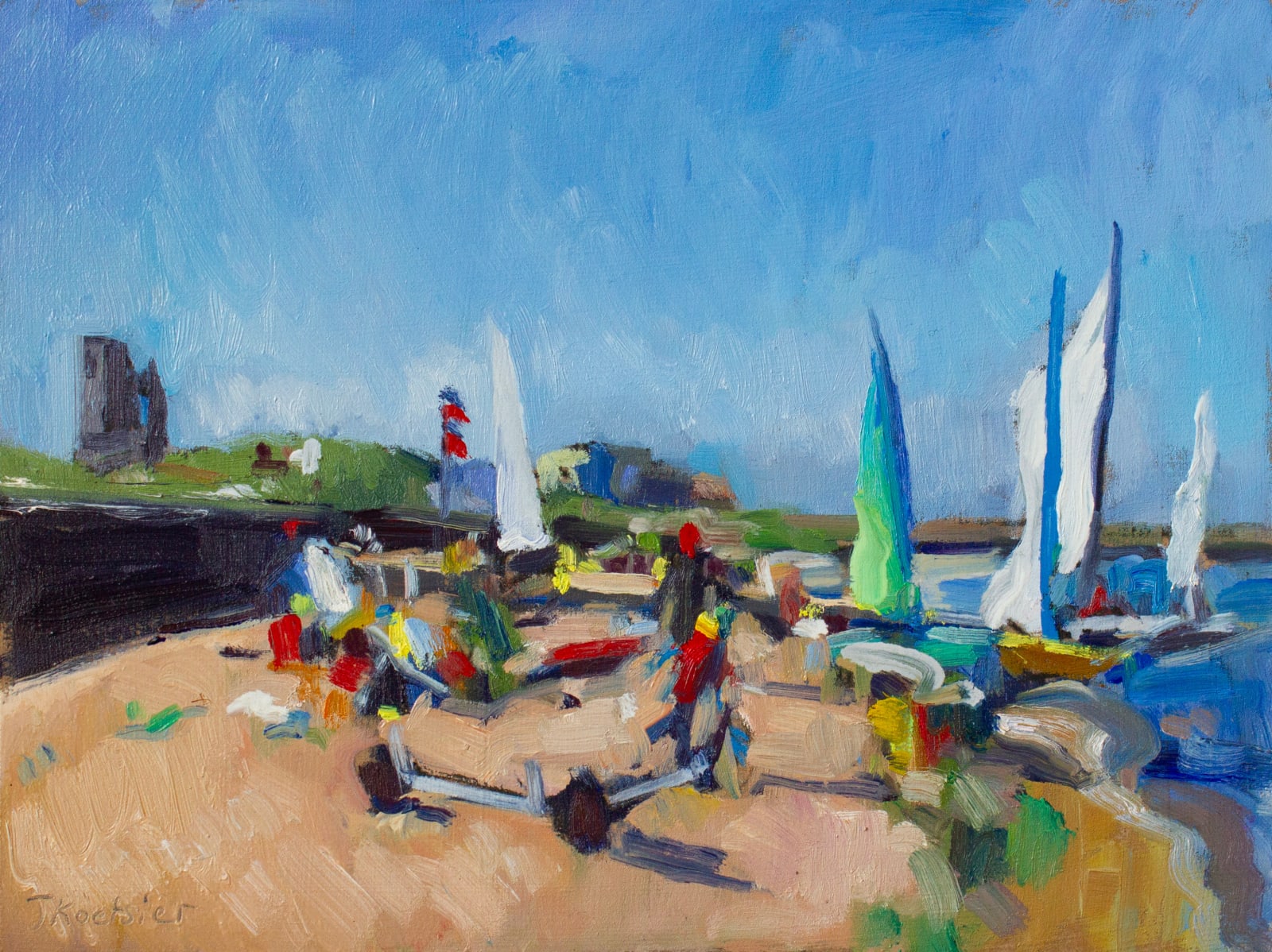 Jonathan Koetsier, Sailing on East Sands