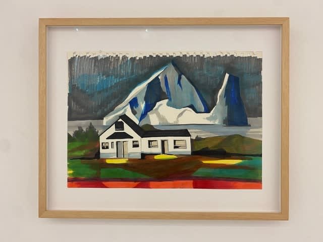 Tina Gillen, ‘Iceberg on the shore’ - sketch, 2022