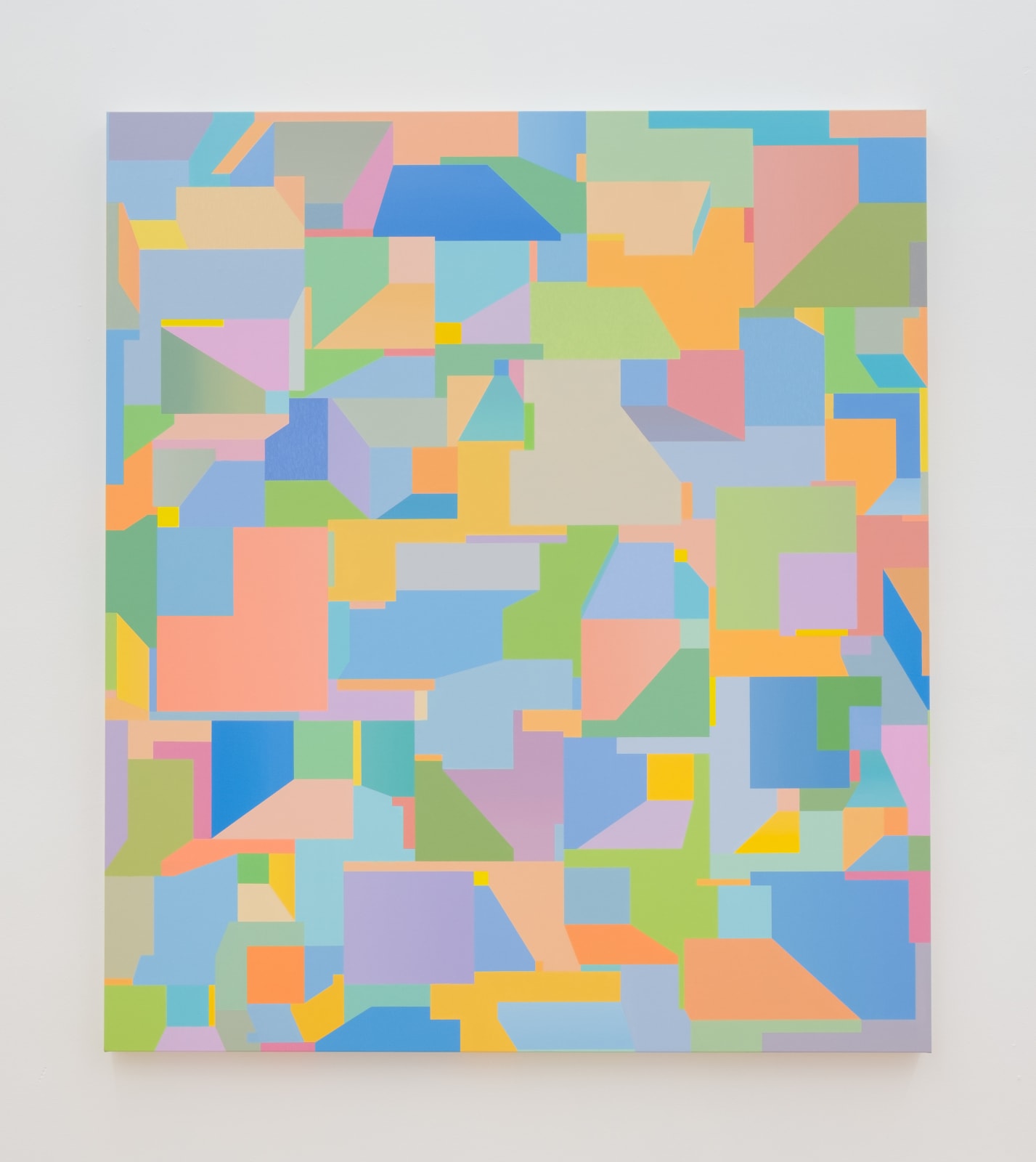 Toon Leën, Homage to Squares and Dashes, # 2, 2021