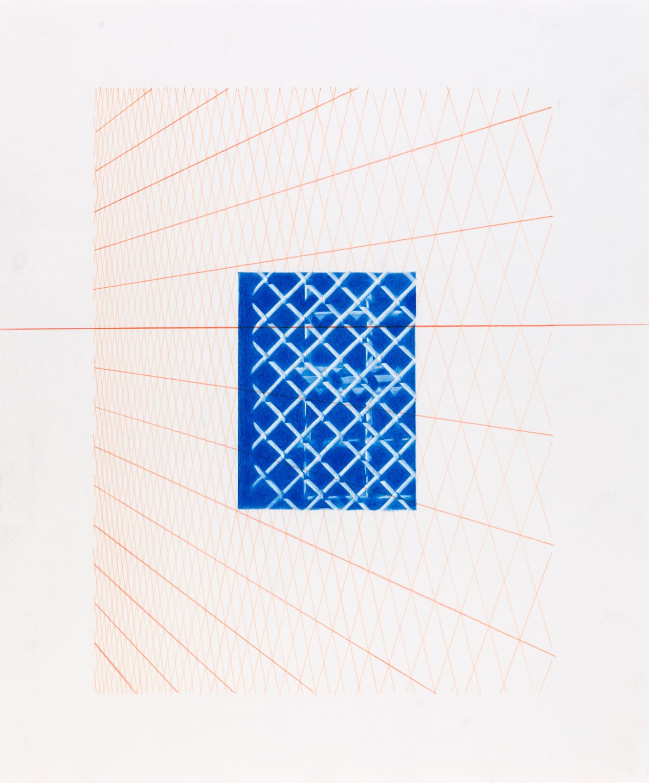 Amélie Scotta, Blue trellis, 2023