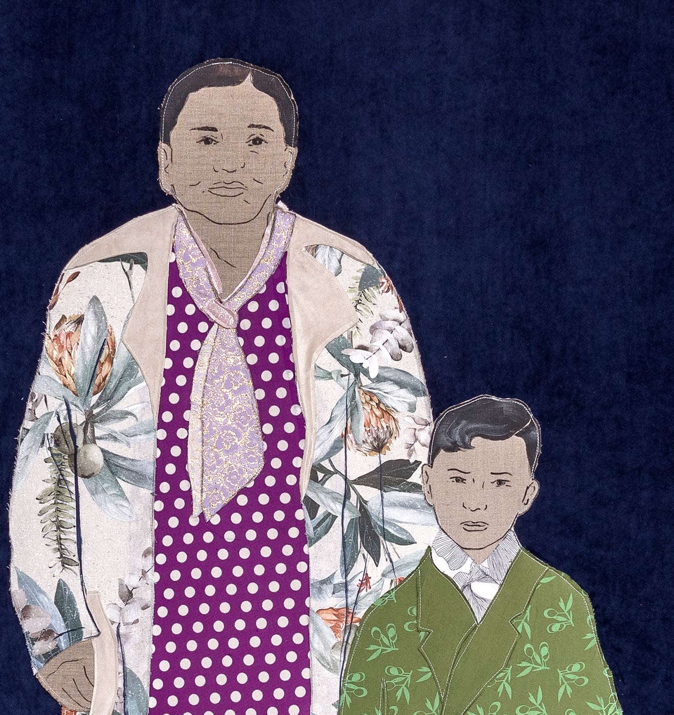 MAŁGORZATA MIRGA-TAS, Katarzyna Oraczko with her son Leszek, from the series Siukar Manusia, 2022