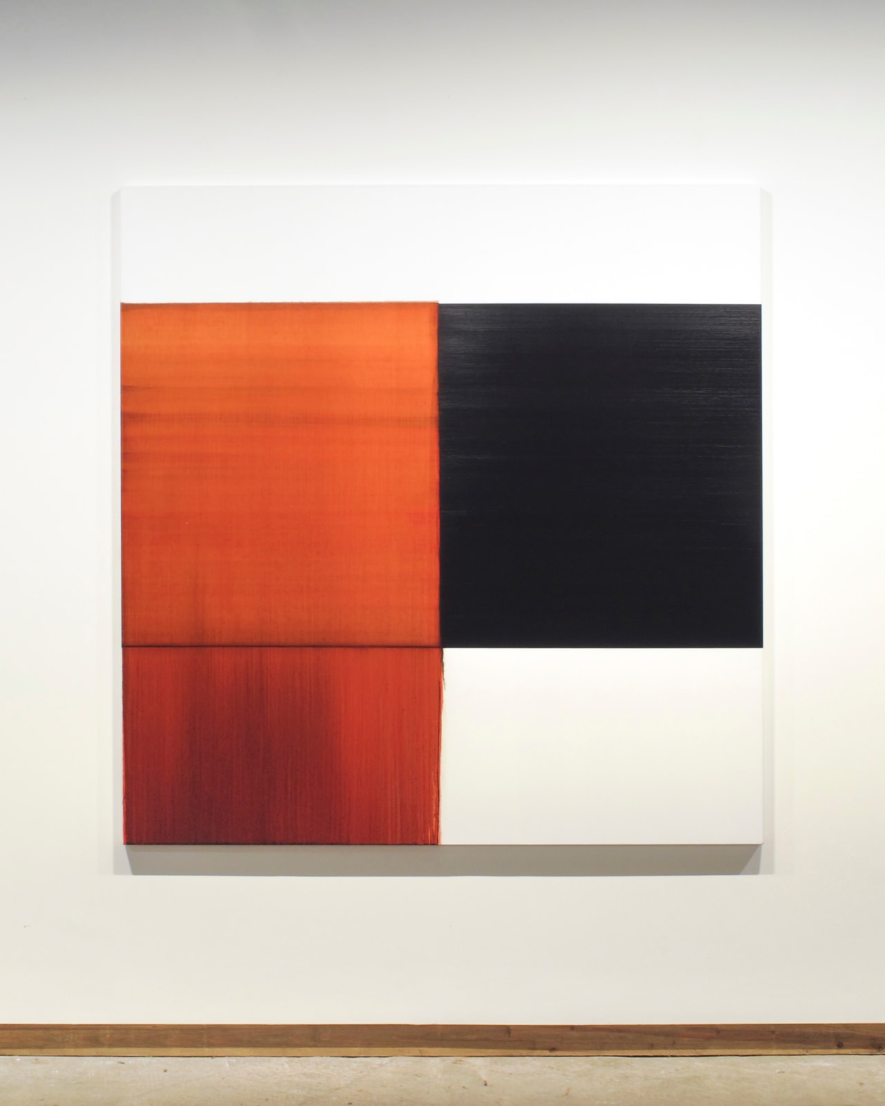CALLUM INNES, Exposed Painting Crimson Lake, 2018