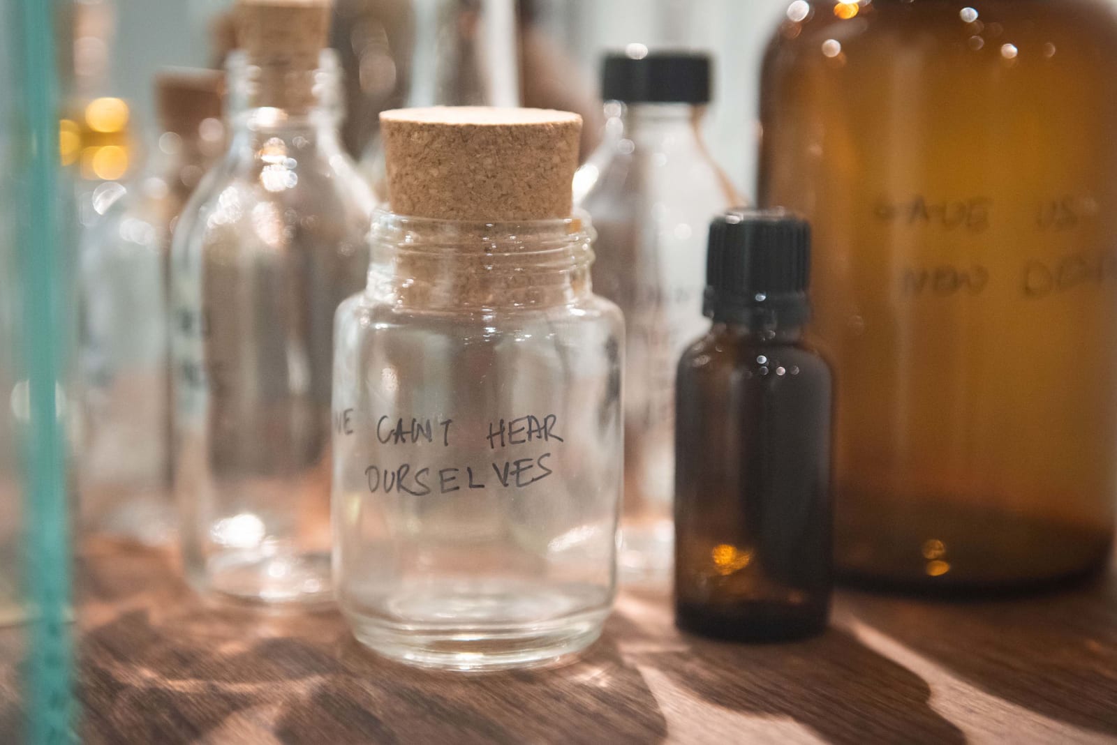 SHILPA GUPTA, Untitled (Spoken Poem in a Bottle), 2018–ongoing