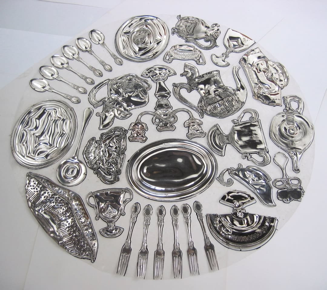 CORNELIA PARKER, Thirty Pieces of Silver (exhaled) (Water Jug), 2006