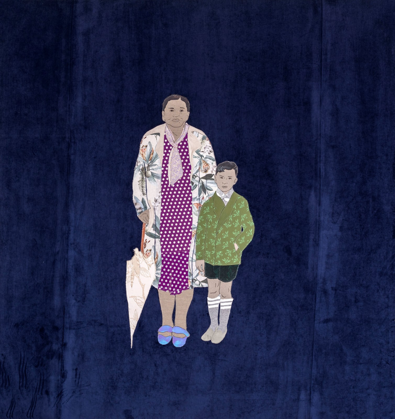 MAŁGORZATA MIRGA-TAS, Katarzyna Oraczko with her son Leszek, from the series Siukar Manusia, 2022