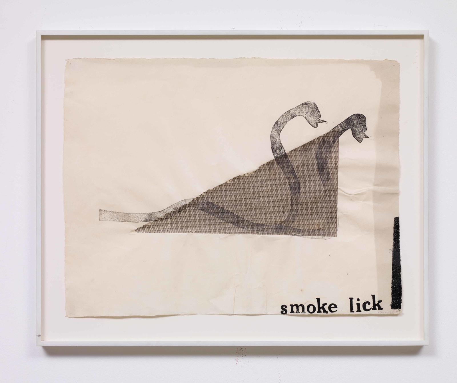 NANCY SPERO, Smoke Lick, 1974