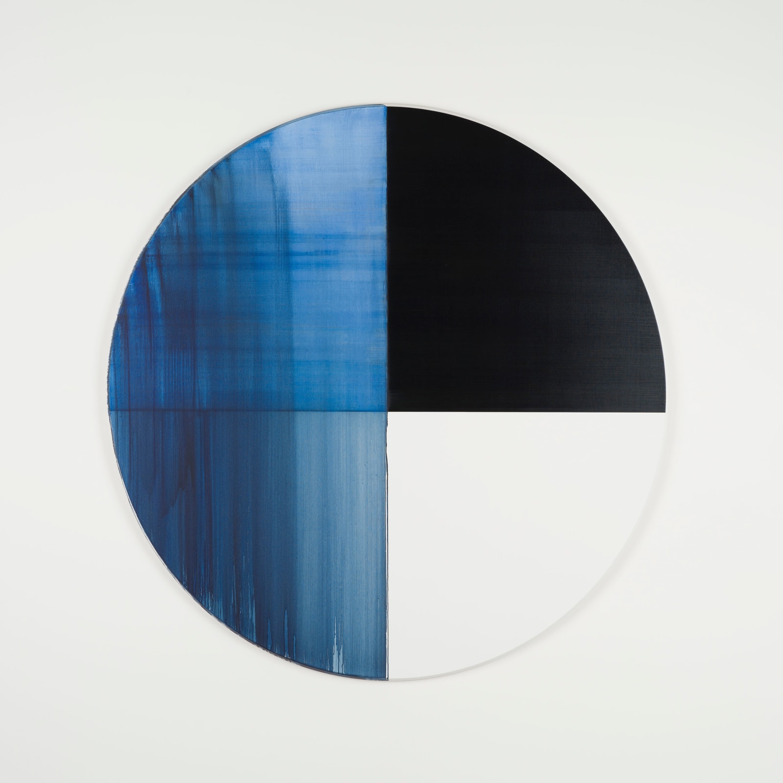 CALLUM INNES, Exposed Painting Imperial Blue, 2023