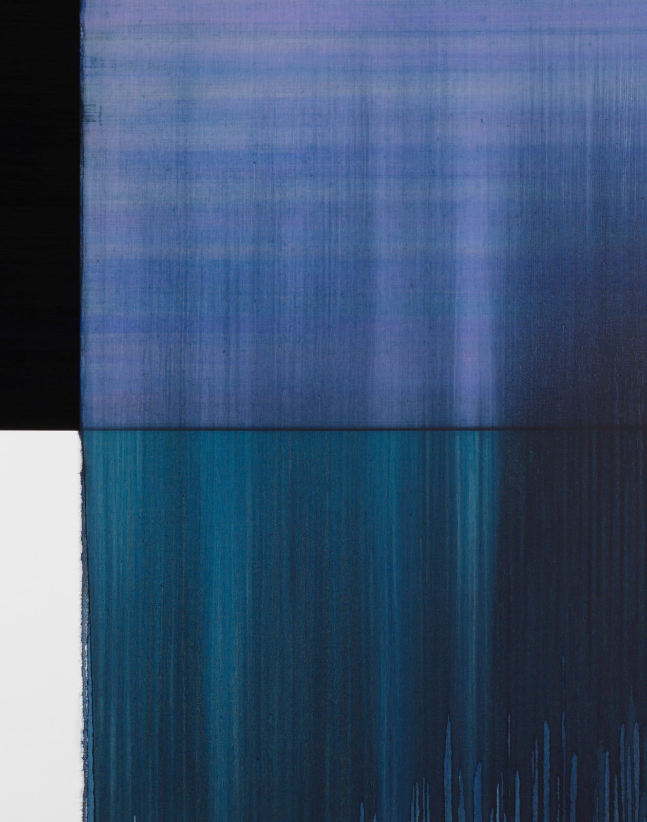 CALLUM INNES, Exposed Painting Bluish Violet Red Oxide, 2019