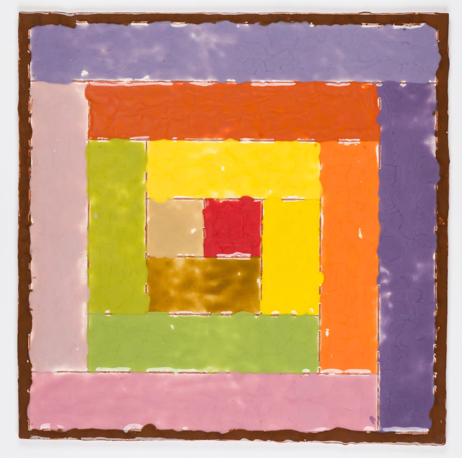 POLLY APFELBAUM, PA Abstract Log Cabin, 2022