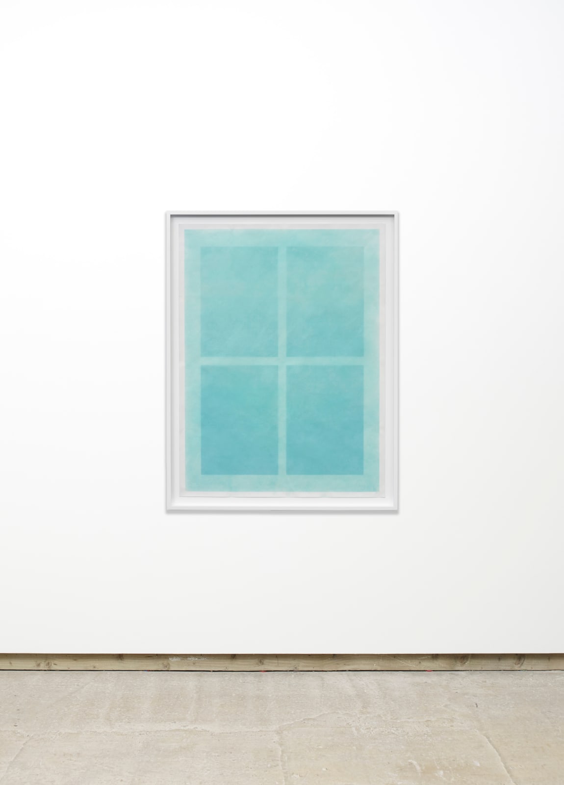 ANNA BARRIBALL, Window (blue fade), 2023