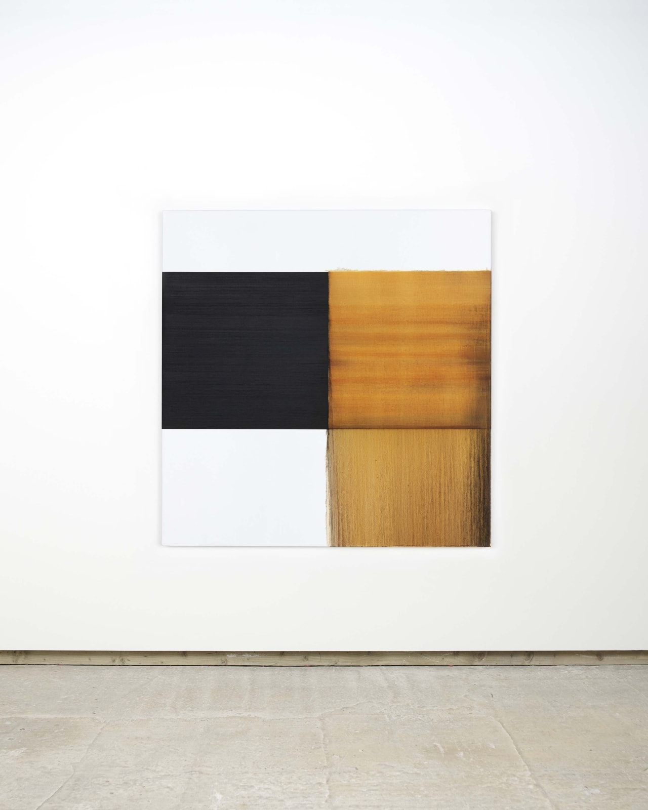 CALLUM INNES, Exposed Painting Quinacridone Gold, 2020