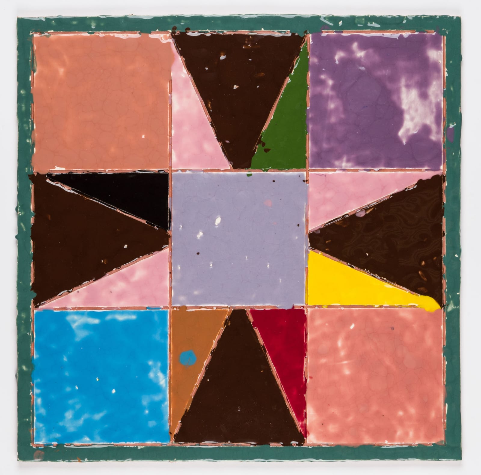POLLY APFELBAUM, PA Abstract Square Patch Star, 2021