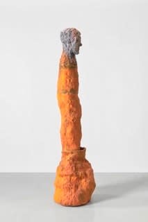 DANIEL SILVER, Heart, Orange, 2020