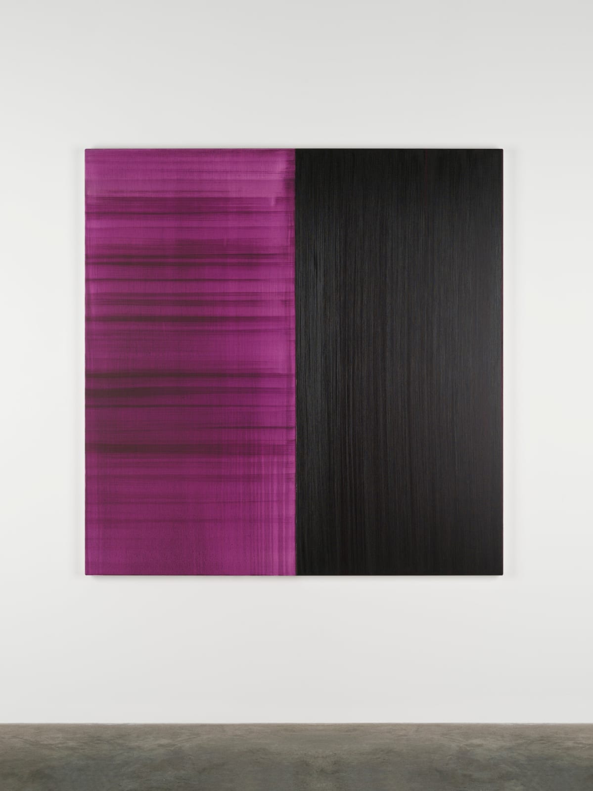 CALLUM INNES, Untitled Lamp Black / Magenta, 2023