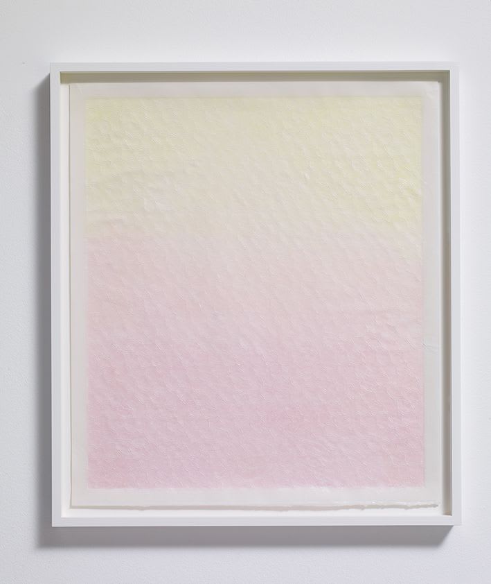 ANNA BARRIBALL, Window (rose and yellow), 2019