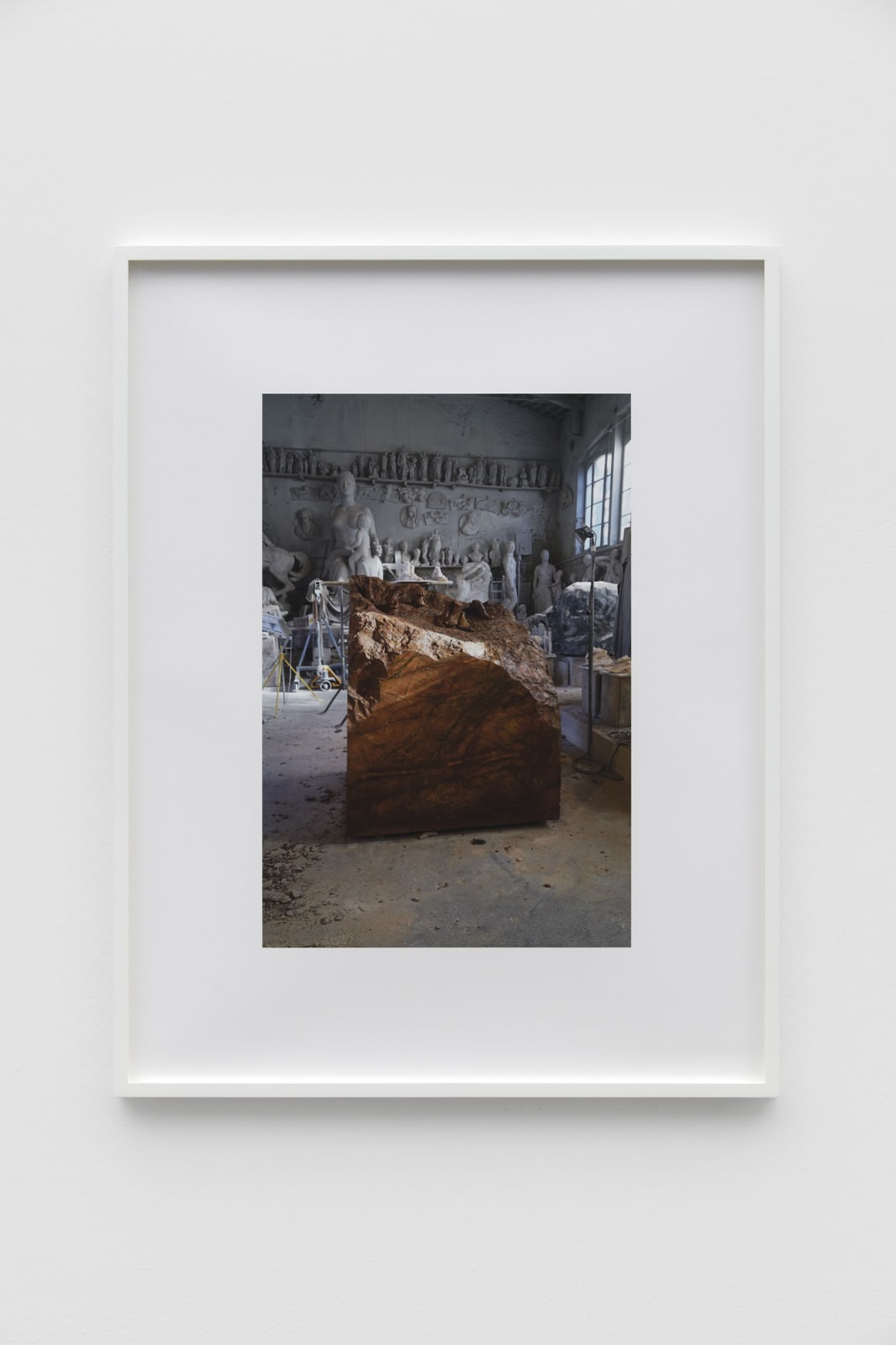 DOROTHY CROSS, Red Erratic, Studio Carlo Nicoli, Carrara, Italy III, 2021
