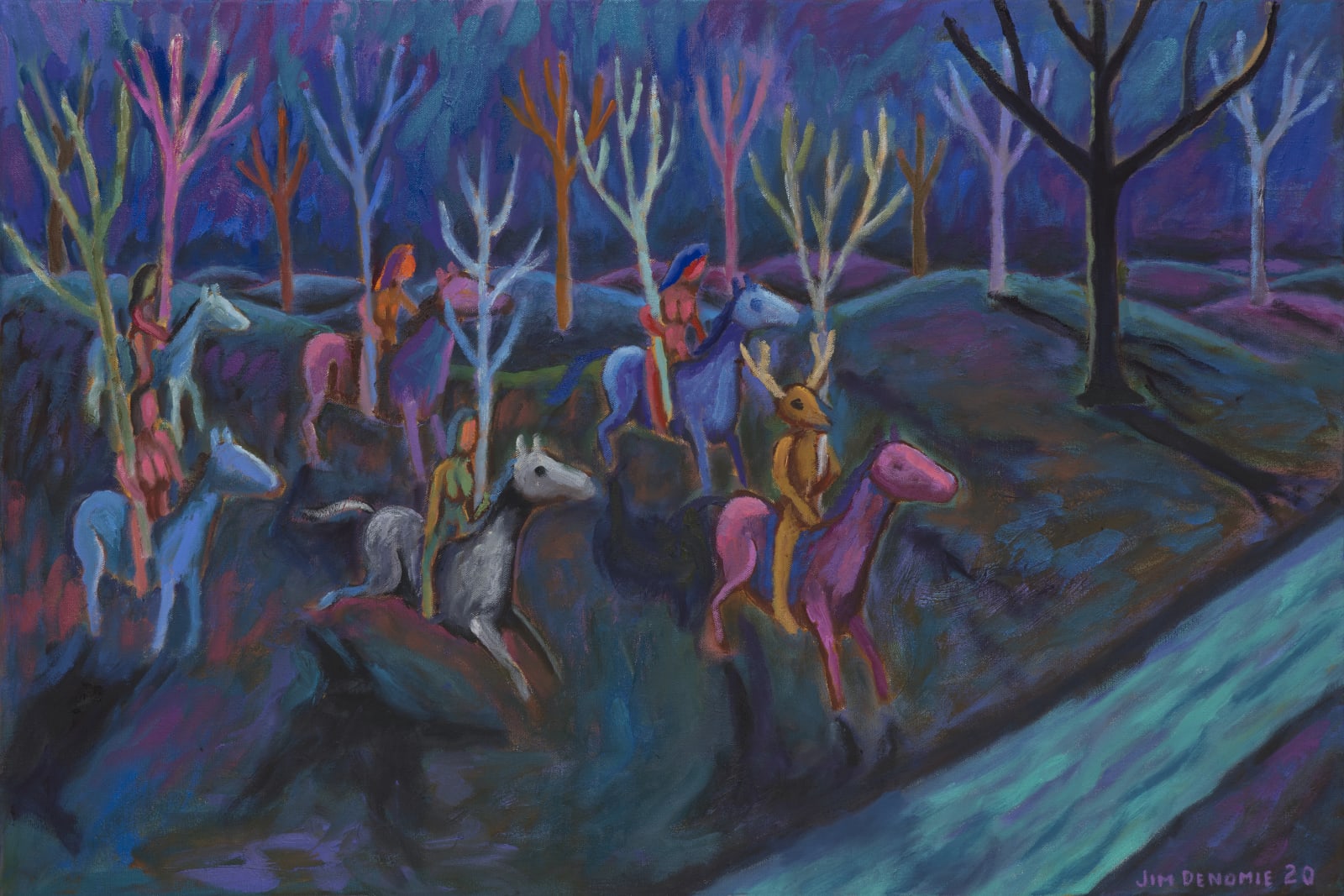Jim Denomie, Tree People , 2020