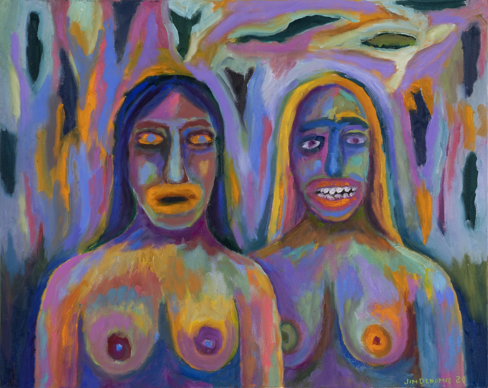 Jim Denomie, Beautiful Witches II, 2020