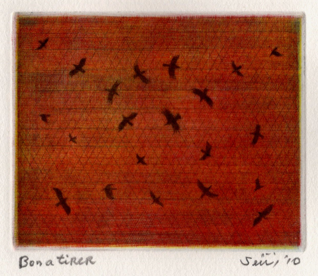 Seiichi Hiroshima, Karasu in a Sunset, 2010