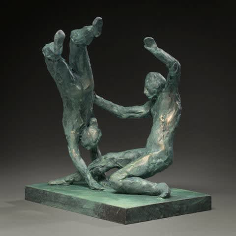 Brian Kershisnik, The Difficult Part, 2015
