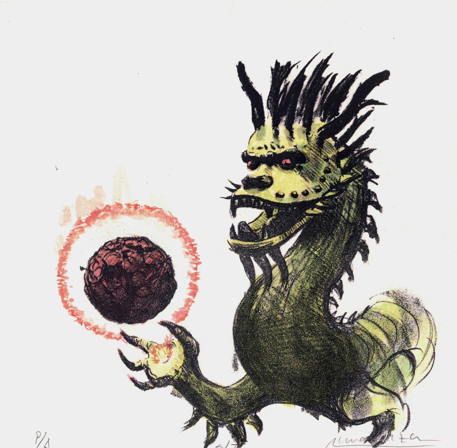 Orlando Almanza, Sin Titulo (dragon)