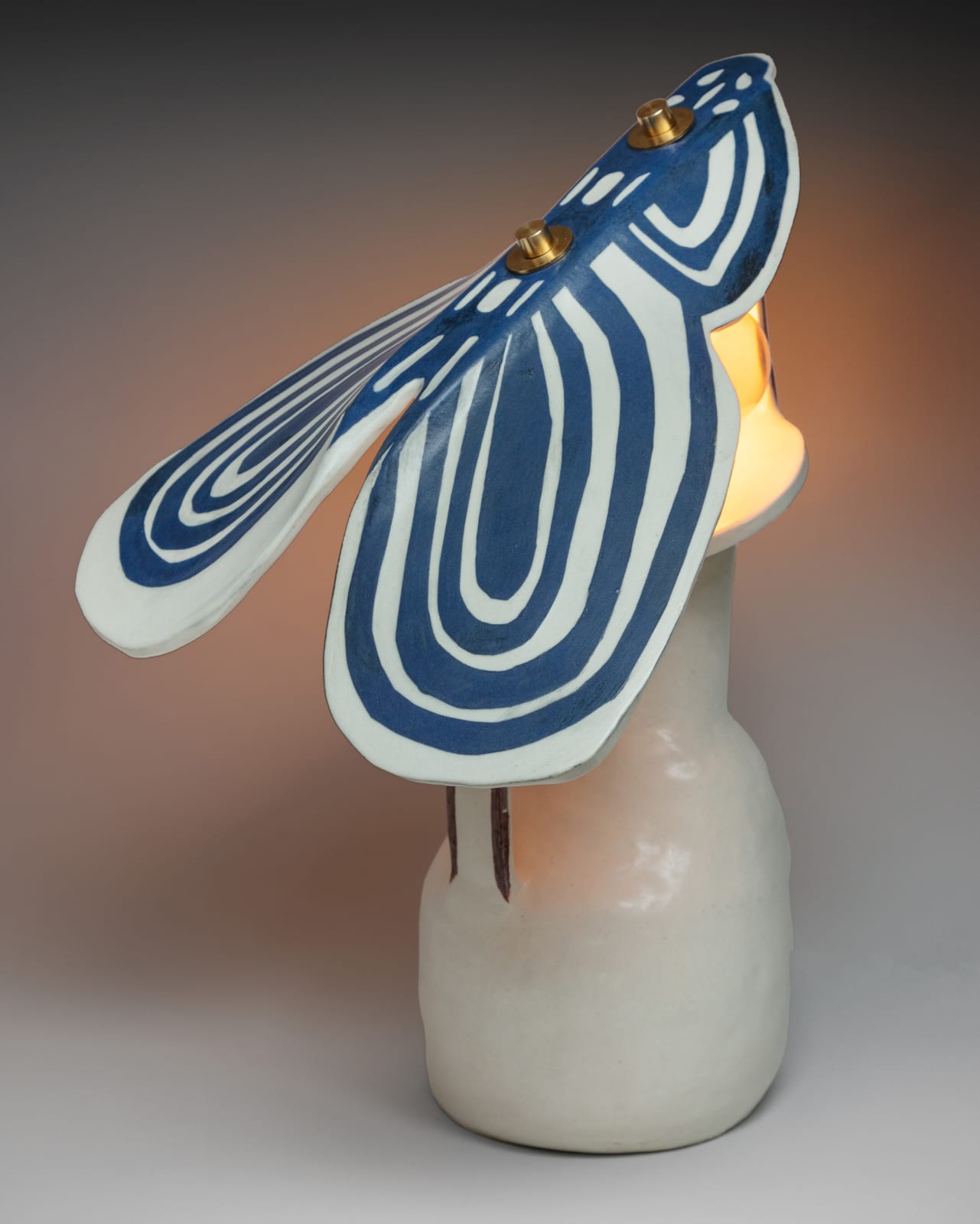 Rebecca Boraz, Moth Lamp, 2025