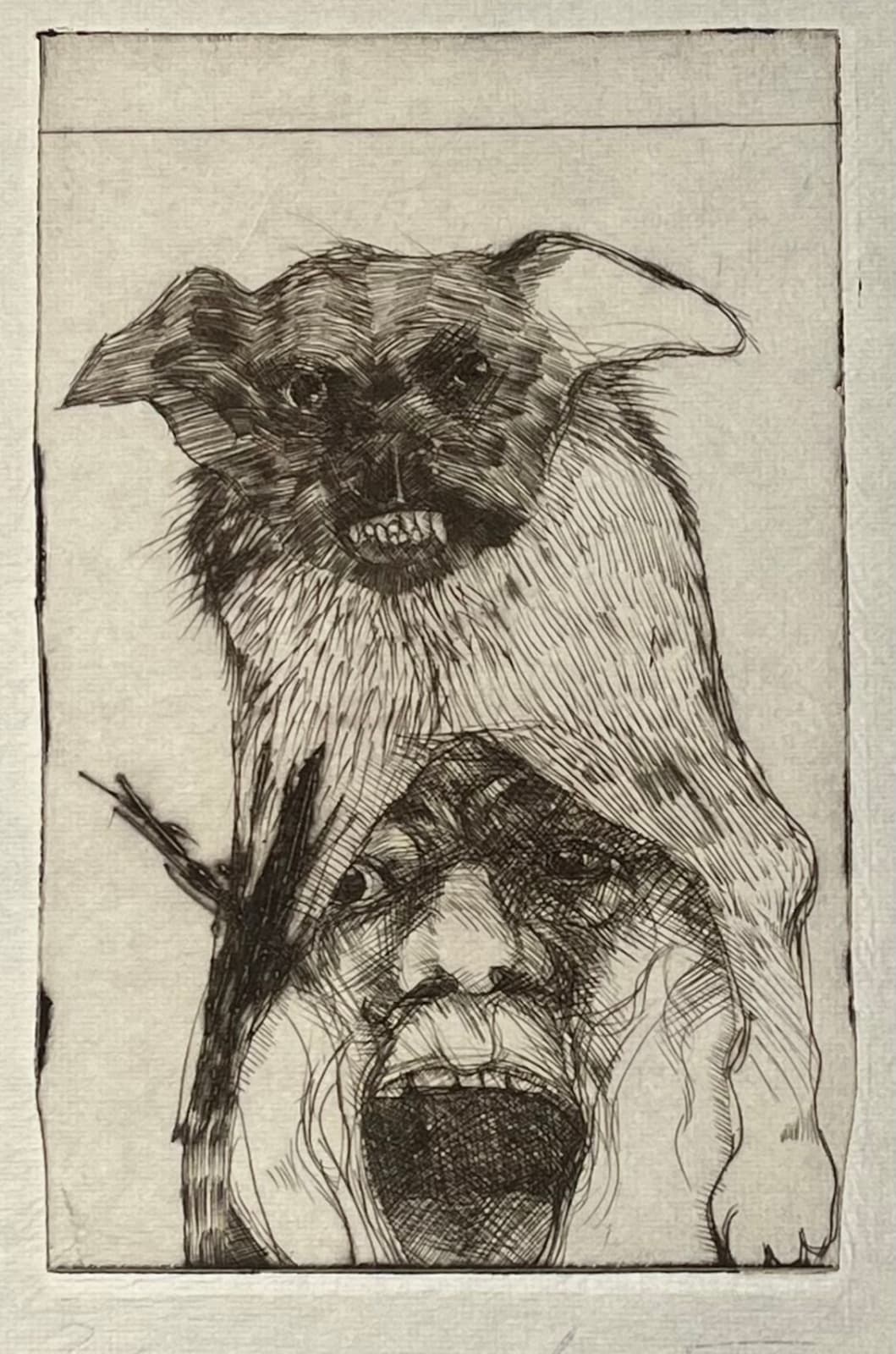 Rick Bartow, Anger, 1998