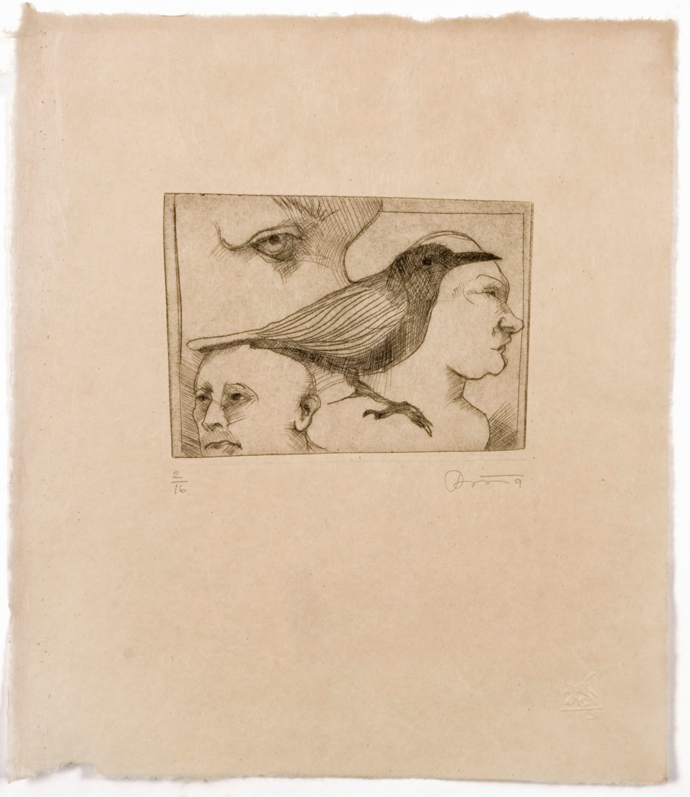 Rick Bartow, Crow Story, 2009