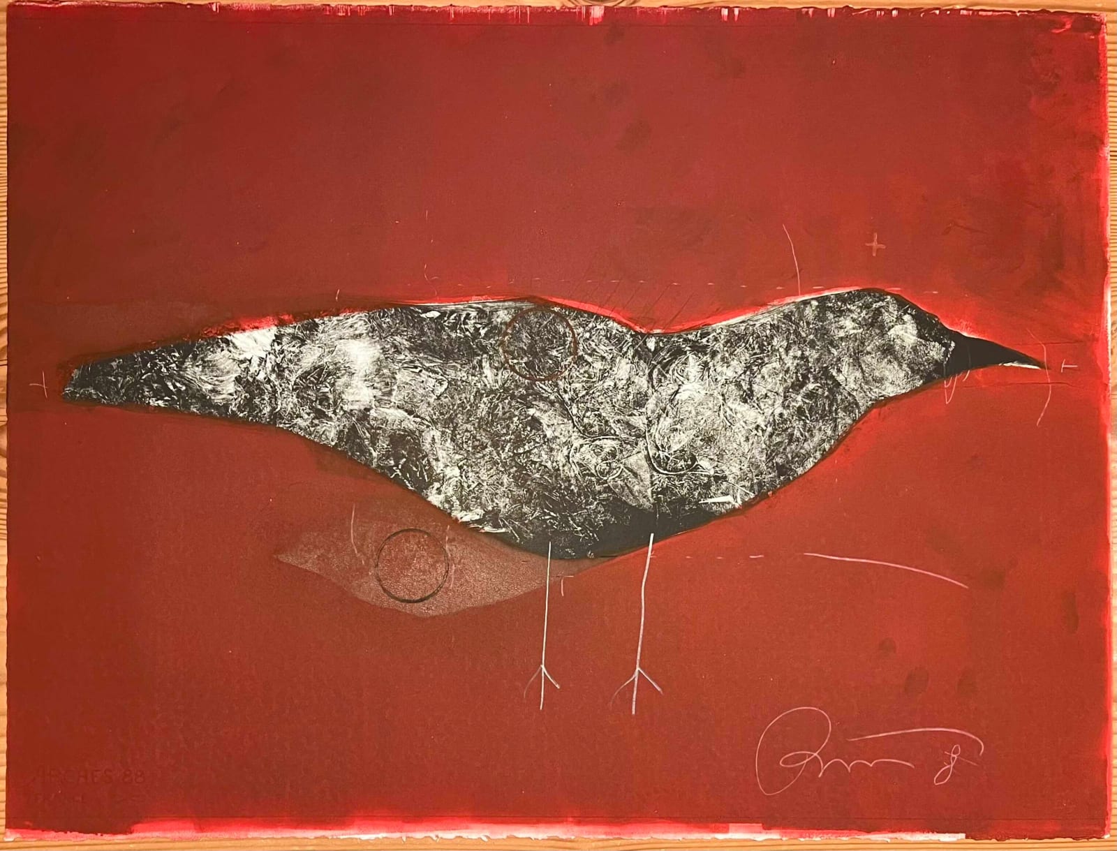 Rick Bartow, Raven Bundle VIII, 2008