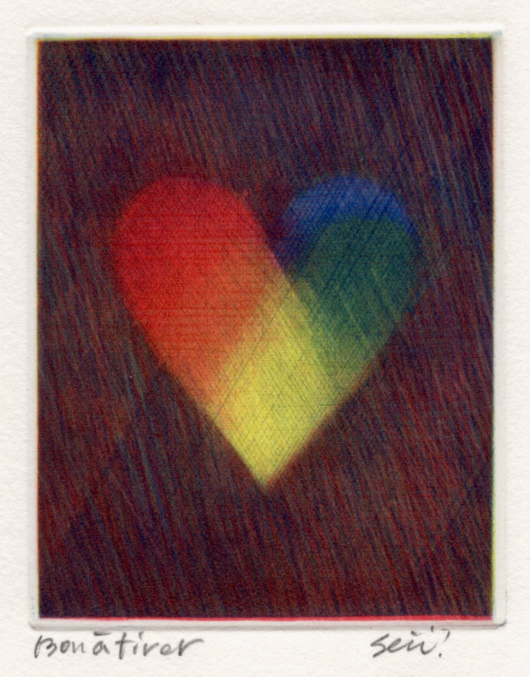 Seiichi Hiroshima, Printemps for Jim Dine (Heart), 2008