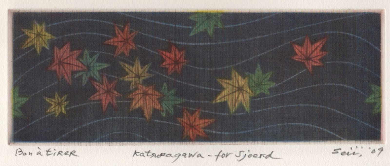 Seiichi Hiroshima, Katsuragawa for Sjoerd (Momiji), 2009
