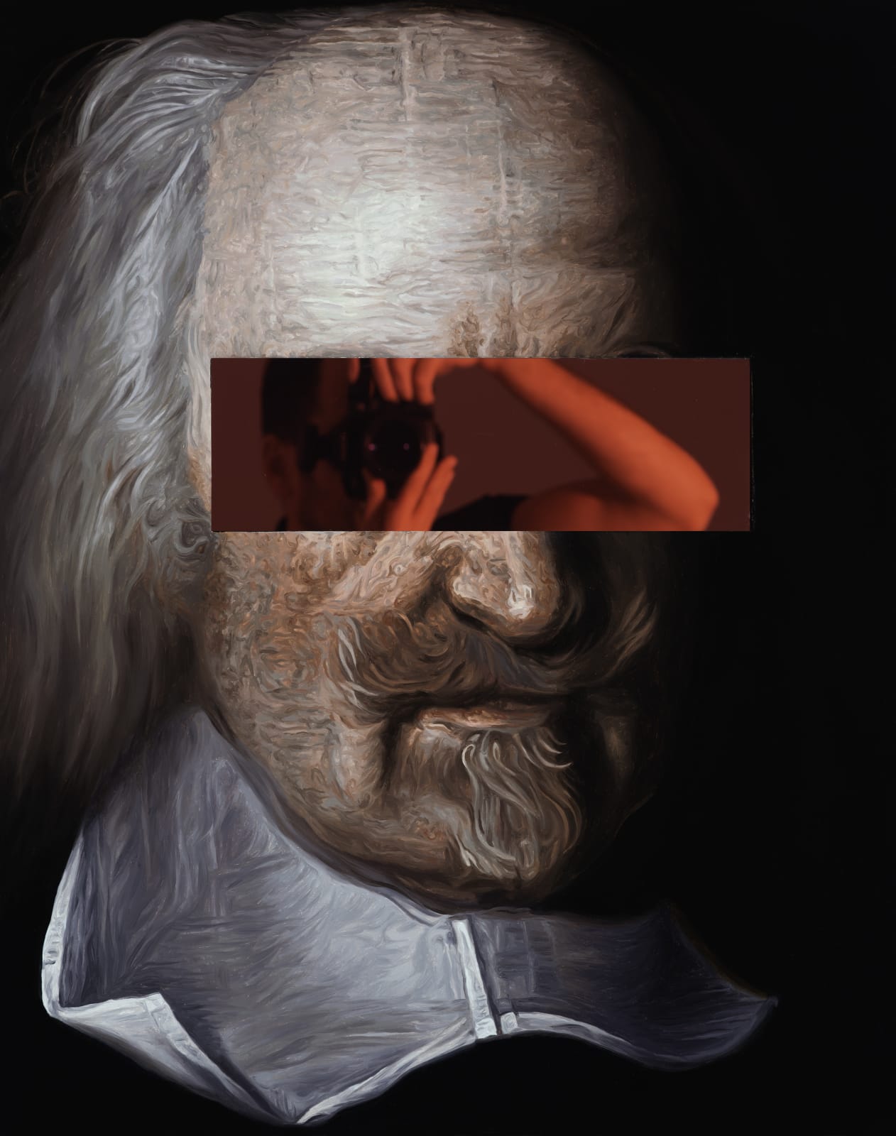 Jake Scharbach, Thomas Hobbes, after John Michael Wright, 1669-1670, 2020