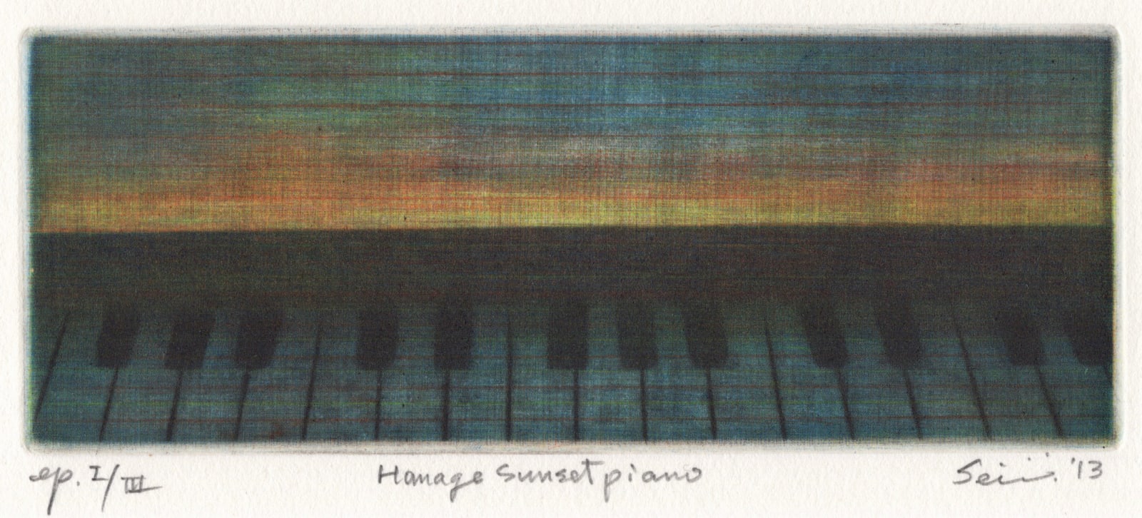 Seiichi Hiroshima, Homage Sunset Piano, 2013