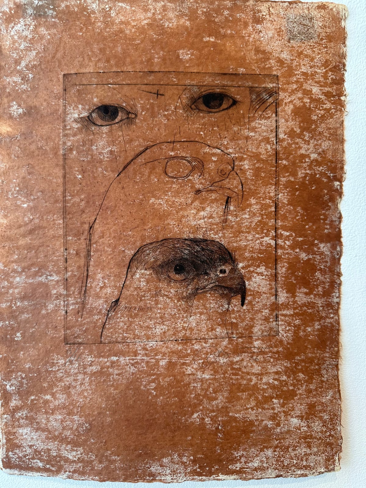 Rick Bartow, 3 Views of Hawk, 2005