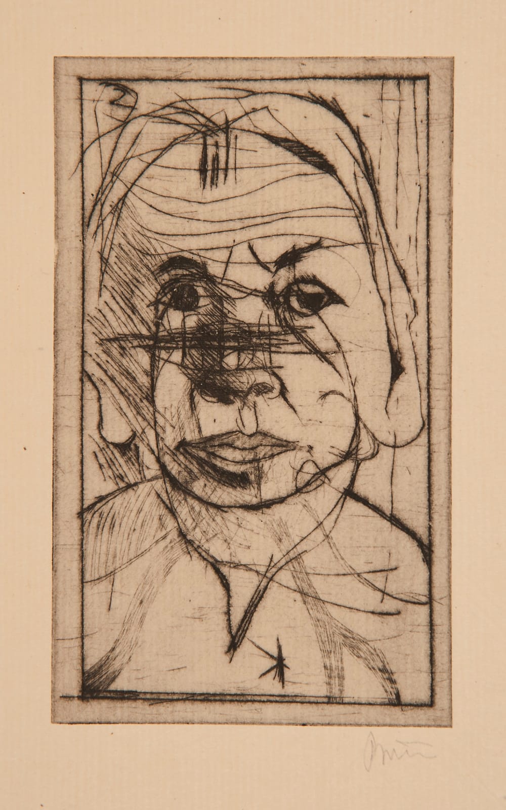 Rick Bartow, K K I (Kollwitz), 2015