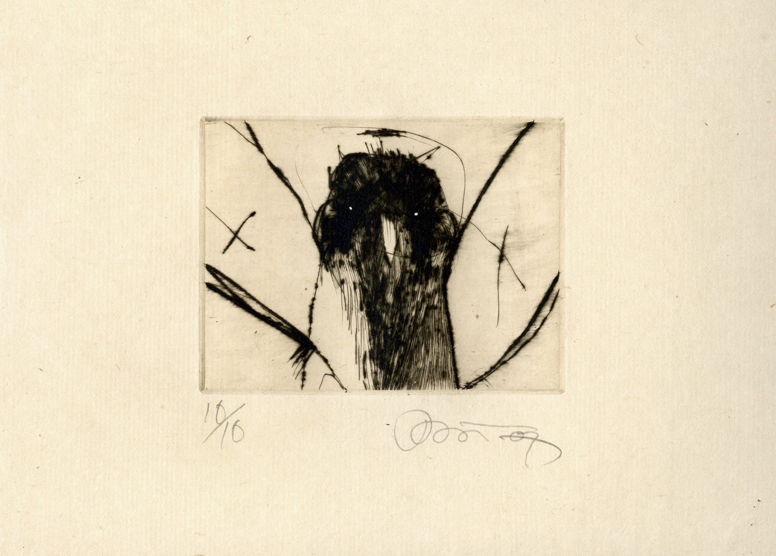 Rick Bartow, Raven’s Birth, 2008